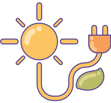 solar renewable energy plug png