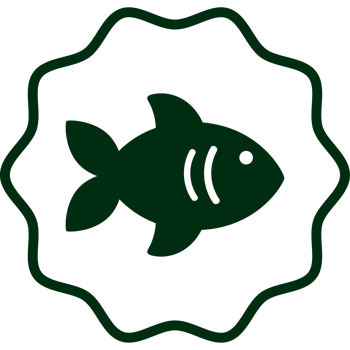 fresh organic seafood label png