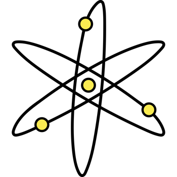 atom science education doodle png
