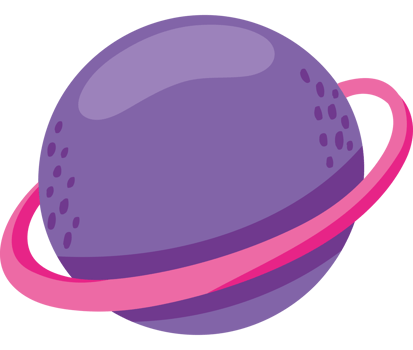 space planet universe design png