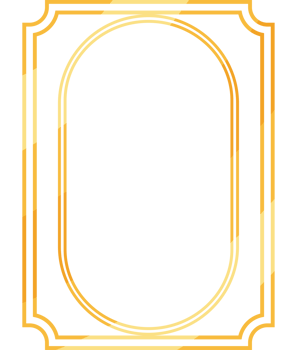 golden frame vintage png