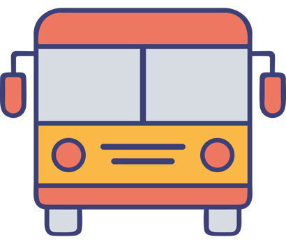 City Bus Front View Icon png