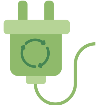 Green Energy Plug Icon png
