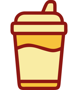 Refreshing fast food drink in cup png