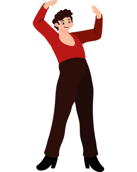 spanish flamenco dancer man png