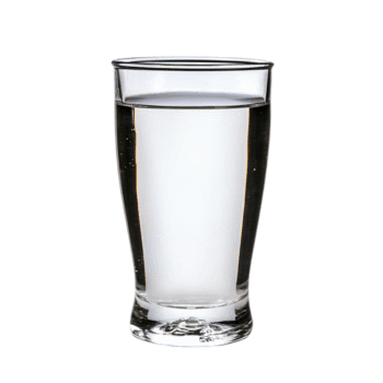 Clear Glass of Water on for Food and Drink Photography png