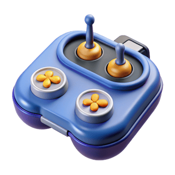 vibrant traditional Drone remote controller professional png