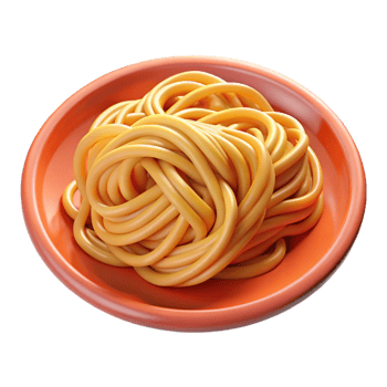wonderful rustic Plate of spaghetti, exclusive png
