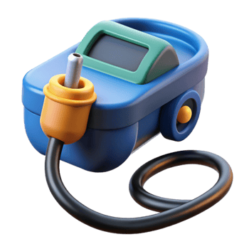 extraordinary traditional Electric car charging cable plugged into a port professional png