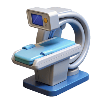 vibrant classic Medical scanner with high-resolution display premium png