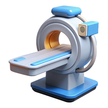 dramatic minimalist Medical scanner with high-resolution display 4K png