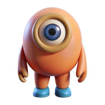 wonderful traditional Cyclops, one-eyed giant, exclusive png