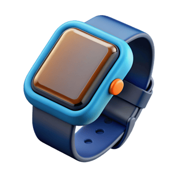 stunning rustic Smartwatch with fitness tracker display detailed png