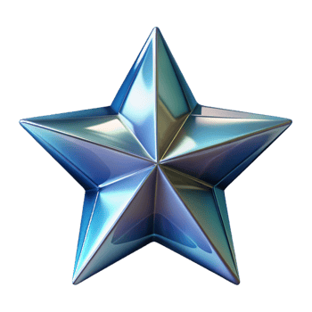 beautiful minimalist A star, abstract and celestial high resolution png