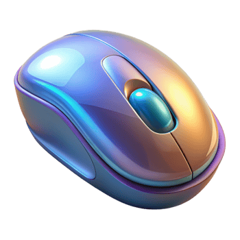 elegant minimalist A computer mouse, abstract and digital authentic png