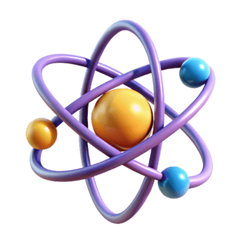 impressive contemporary An atom, abstract and elemental original png