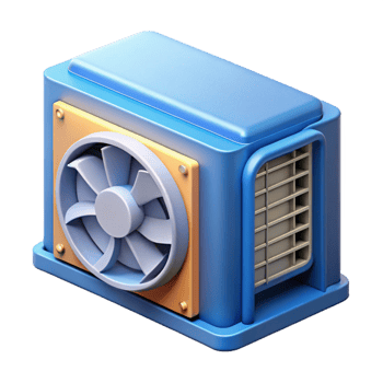 serene vintage Server rack cooling fan, high resolution png