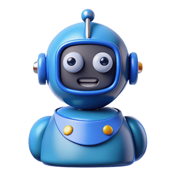 magnificent artistic Artificial intelligence chatbot icon, high quality png