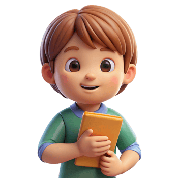 magnificent classic Thoughtful child holding a book exclusive png