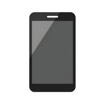 Sleek modern smartphone icon design digital artwork technology environment minimalist style png