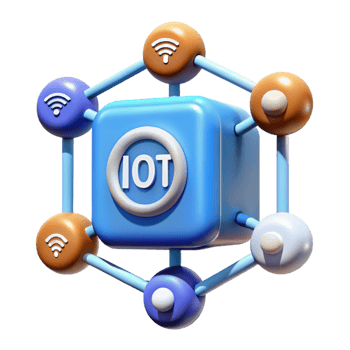 stunning abstract Internet of Things IoT sensor network diagram authentic png