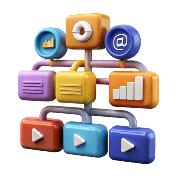 beautiful creative Content marketing strategy diagram high resolution png