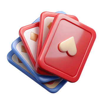 extraordinary artistic A deck of playing cards, fanned out authentic png