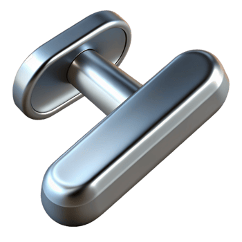 wonderful abstract A staple, metallic finish authentic png