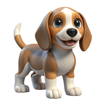 wonderful rustic A playful Beagle puppy, premium png