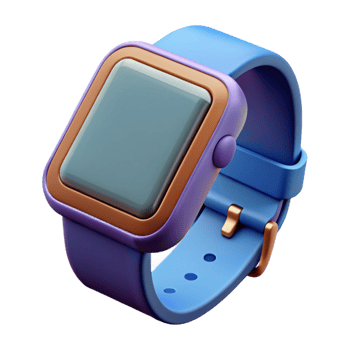 dramatic rustic A smart watch with a digital display, premium png