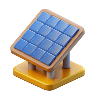elegant rustic Solar panel for building integration, original png