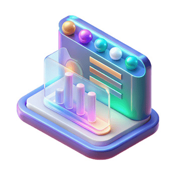 serene modern Holographic interface, displaying data, interactive high quality png