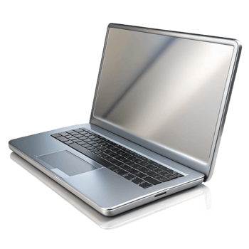 magnificent traditional A sleek, silver laptop with the lid closed high quality png