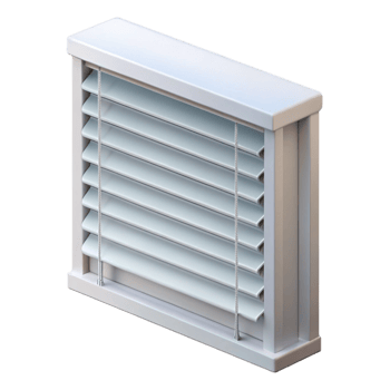 wonderful artistic Modern window blinds, white, aluminum, high resolution png