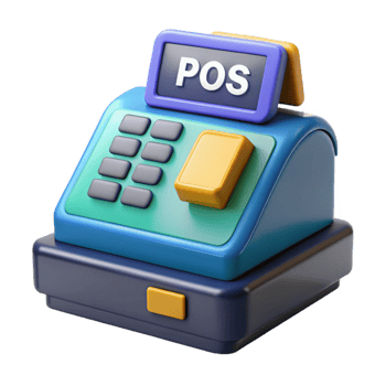 beautiful modern A POS system for retail businesses detailed png