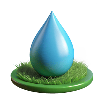 wonderful artistic Large dewdrop on a green blade of grass detailed png
