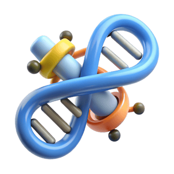 beautiful artistic Genetic engineering tool with DNA helix exclusive png
