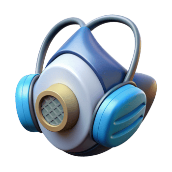 beautiful classic Dust mask premium png