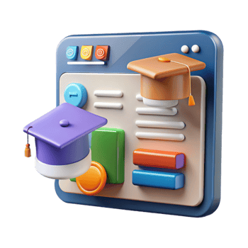 wonderful classic Online education platform interface authentic png