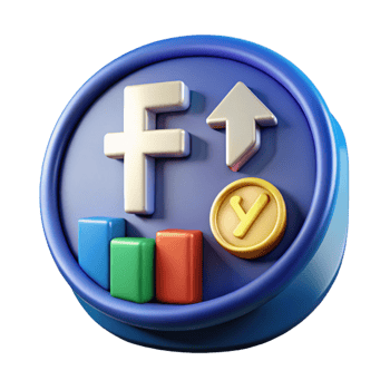 vibrant abstract Financial technology trading platform detailed png