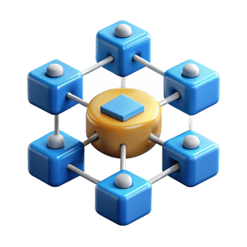 stunning abstract Blockchain technology network diagram premium png