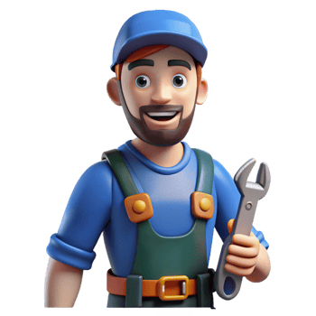dramatic vintage Mechanic with tools, premium png
