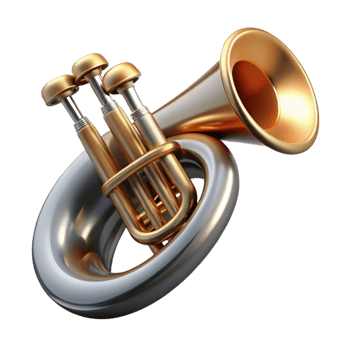wonderful artistic Musical instrument with polished finish, premium png