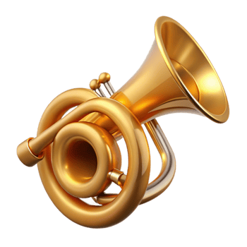 serene rustic Musical instrument with polished finish, 4K png