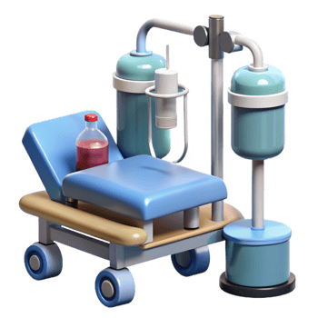 elegant classic Medical equipment with sterile appearance, original png
