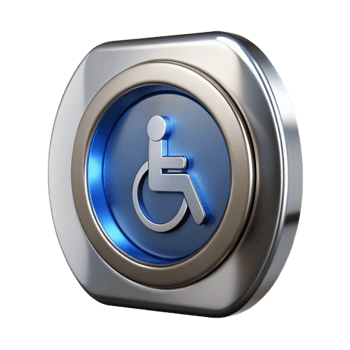 beautiful abstract Elevator button, stainless steel, accessibility high quality png