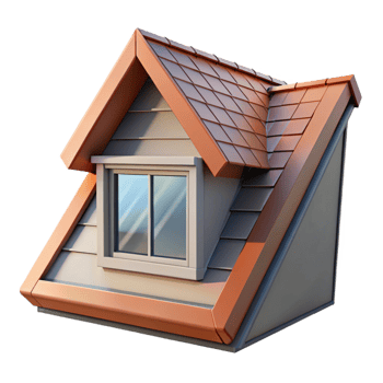 elegant traditional Attic window, dormer, ventilation original png