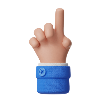 Point Finger Hand Gesture 3D Icon png