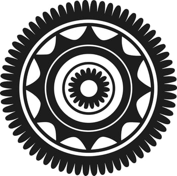 Mexican Pinata Sunburst Mandala - Decorative Illustration vector