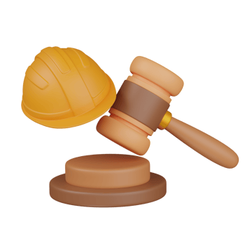 3d render construction regulation illustration png